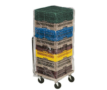 Pokrywa ochronna - przezroczysta - do koszy na naczynia - wys.: 1220 mm - Prime Gastro