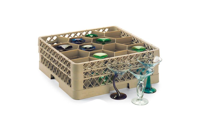 Kosz do zmywarki do szkła 1/1 - Rack-Max - 500x500mm - 12 przedziałów - Prime Gastro