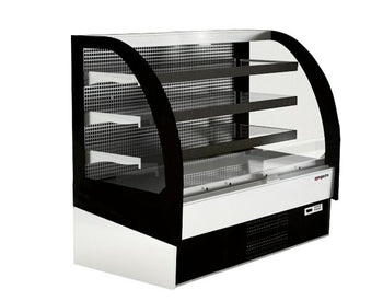 Witryna chłodnicza naścienna - 1290 mm - 365 litrów - z oświetleniem LED & 3 półkami - zamykana z tyłu - Prime Gastro