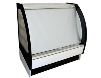 Witryna chłodnicza naścienna - 1290 mm - 365 litrów - z oświetleniem LED & 3 półkami - przesuwane tylne drzwi - Prime Gastro