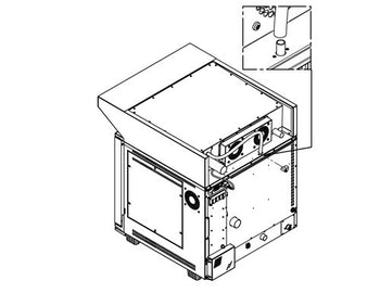 Okap - 0,71 m - z silnikiem i kondensatorem - Prime Gastro