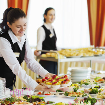 Wózek do serwowania - 1000x600mm - z 3 półkami do przechowywania - Prime Gastro