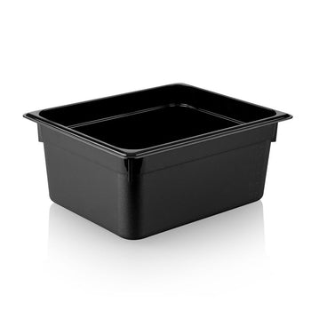 Pojemnik polipropylenowy GN 1/2 - czarny - głębokość 150mm - Prime Gastro