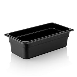 Pojemnik polipropylenowy GN 1/3 - czarny - głębokość 100mm