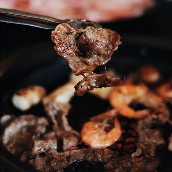 Szczypce do serwowania - kolor czerwony - Prime Gastro