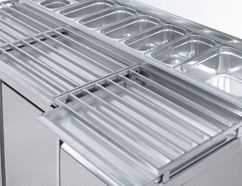 Ruszt do dekoracji z szufladą - odpowiednii do modeli BZI228, BZI168 i BZI168S - Prime Gastro