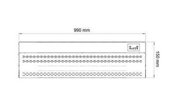 Pokrywa do pieca do pizzy - 990 mm - odpowiednia do PDP66T i PDP66TTC-N - Prime Gastro