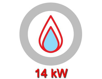 Grill gazowy z kamienia lawowego - 14 kW - Uchylny ruszt grillowy - Prime Gastro