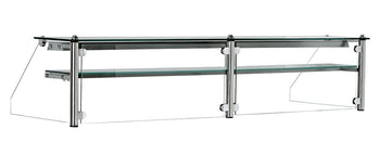 Szklana nadstawka z 1 półką - 2500 mm - Prime Gastro