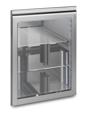 Szklane drzwi do barowych stołów chłodniczych - zawias po prawej stronie - Prime Gastro