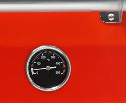 Węgiel drzewny - Piekarnik z grillem na węgiel drzewny - Czerwony