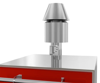 Węgiel drzewny - Piec do grillowania na węgiel drzewny - czerwony - Prime Gastro