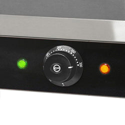 Grill kontaktowy - 1,8 kW - Ryflowana górna i dolna część - Powierzchnia grilla: 235x225 mm