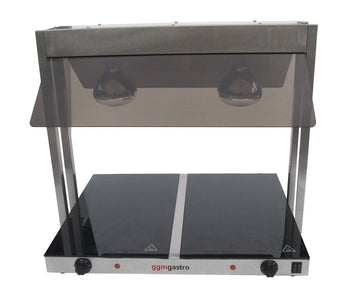 Płyta grzewcza z 2 lampami grzewczymi - Prime Gastro