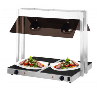 Płyta grzewcza z 2 lampami grzewczymi - Prime Gastro