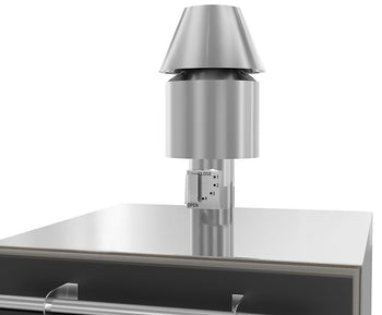 Węgiel drzewny - Piec do grillowania na węgiel drzewny - czarny - Prime Gastro