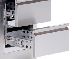 Stół chłodniczy ECO - 1795x700 mm - z 1 drzwiami & 4 szufladami & z panelem tylnym