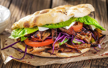 Gazowy robot do kebaba - 5 palników - maks. 120 kg - Prime Gastro