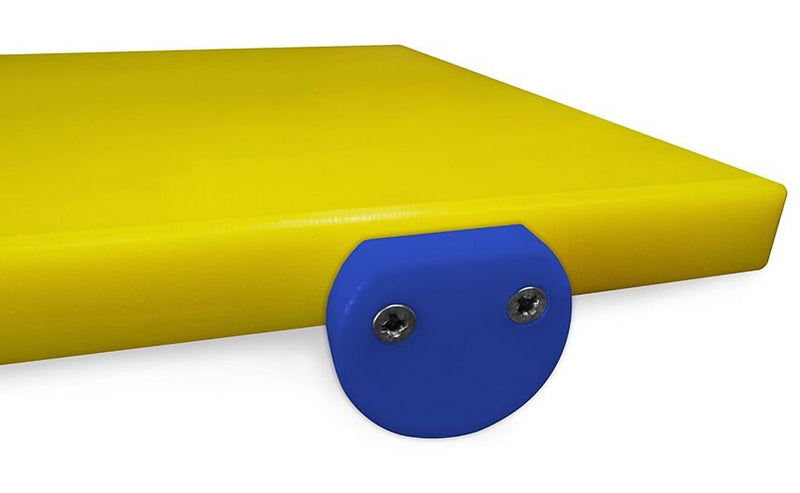 Stoper do deski do krojenia – niebieski – 40 x 10 x 35 mm – zestaw montażowy i deska nie są dołączone