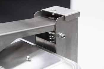 Grill kontaktowy - 2,2 kW - gładki & ryflowany - powierzchnia grilla: 350x330 mm - Prime Gastro