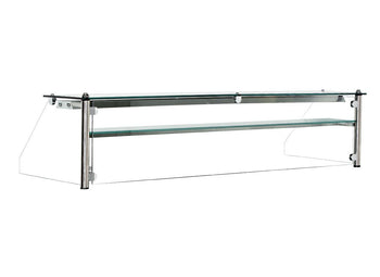 Szklana nadstawka dla lady kasowej - 1500 mm - Prime Gastro