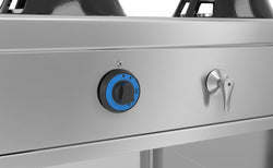 Kuchenka gazowa Wok - 42 kW - 3 palniki - z mini kolumną wodną