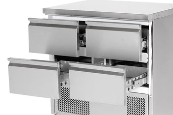 Stół chłodniczy ECO - 900x700 mm - z 4 szufladami - Prime Gastro