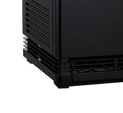 Panoramiczna witryna stołowa - 98 litrów - 420 mm - z 4 półkami - czarna