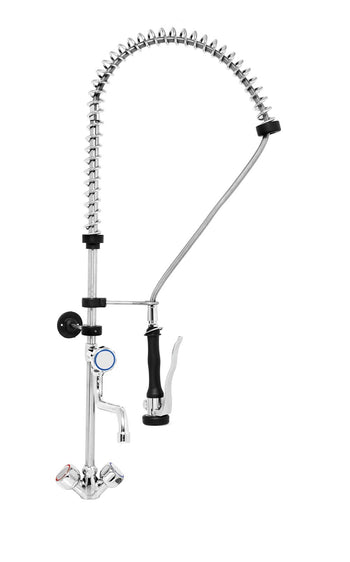 Prysznic z jednym otworem 6000 - z kranem mieszającym, kranem obrotowym & 2 zaworami mieszającymi - Prime Gastro