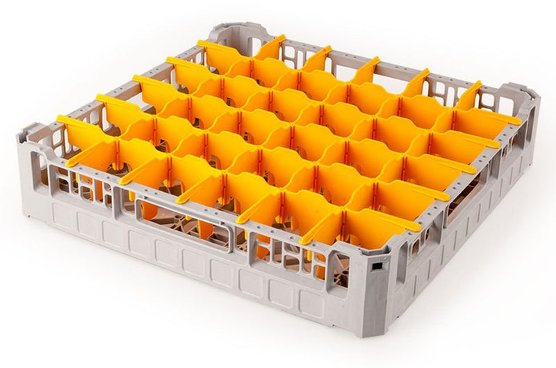 Kosz do zmywarki do szkła 1/1 - 500x500mm - 36 przegródek