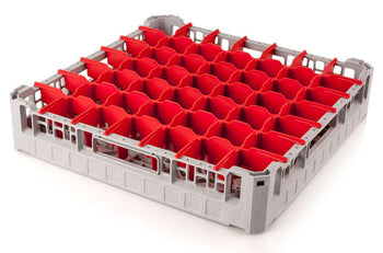 Kosz do mycia szkła 1/1 - 500x500mm - 49 przedziałów - Prime Gastro