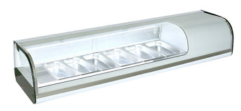 Nastawna witryna chłodnicza do sushi - 5x 1/3 GN - 52L - Prime Gastro