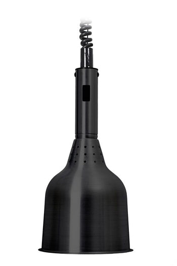 Lampa grzewcza - 250 W - Ø 180 mm - Czarna - Prime Gastro