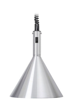 Lampa grzewcza na podczerwień Retro – 250 W – Ø 280 mm – aluminium