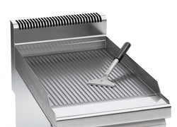 Elektryczna płyta grillowa - 4,8 kW - Ryflowana