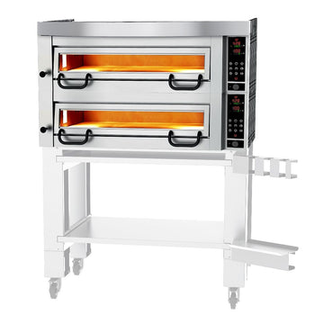 Elektryczny piec do pizzy Power - 4+4x 34cm - Cyfrowy - włącznie z okapem - Prime Gastro