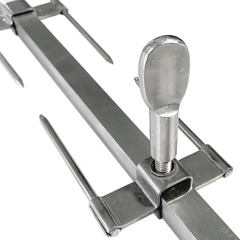 Miecz ze stali nierdzewnej z rożnem do grillowania kurczaka - Prime Gastro