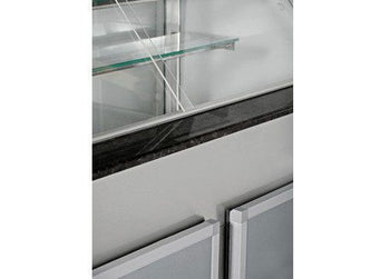 Lada chłodnicza - 1,0 m - czarny granit - Prime Gastro