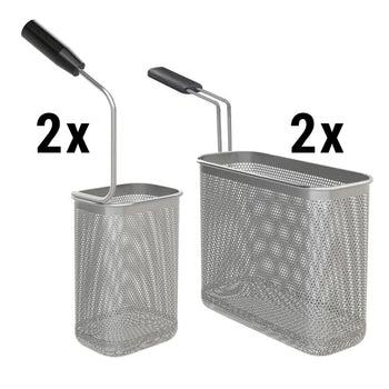 Zestaw koszy do makaronu - 2x 1/3 & 2x 1/6 - Prime Gastro