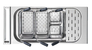 Zestaw koszy do makaronu - 2x 1/3 & 2x 1/6 - Prime Gastro