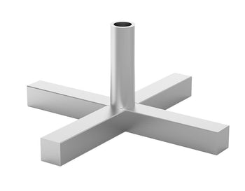 Stojak na szpikulce - krzyżak ręczny - 39 x 39 cm - Prime Gastro