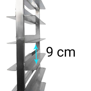 Wózek na tace – podwójny – na 30 tac EN 600x400 – z cichymi kółkami - Prime Gastro