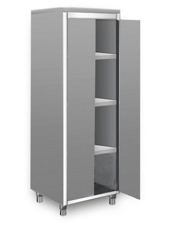 Szafka na przybory kuchenne ECO - 800x700mm - 2 drzwi na zawiasach - Wysokość: 1800mm - Prime Gastro