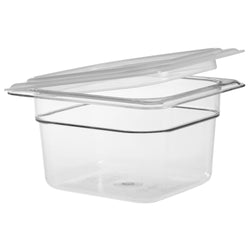 (6 sztuk) CAMBRO | Camview® - pojemnik GN z kopolimeru 1/6 - przezroczysty - wysokość: 100 mm - nie zawiera BPA