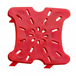 (6 sztuk) Tacka ociekowa CAMBRO | FreshPro - dla 5,7 litra i 7,6 litra - czerwona