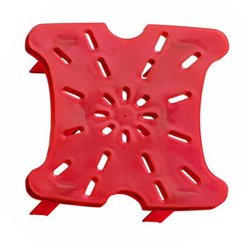 (6 sztuk) Tacka ociekowa CAMBRO | FreshPro - dla 5,7 litra i 7,6 litra - czerwona - Prime Gastro