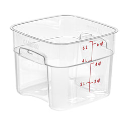 (6 szt.) CAMBRO | CAMWEAR® - Pojemnik FreshPro - 5,7 litra - Przezroczysty