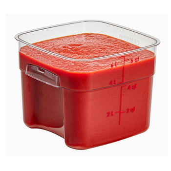 (6 szt.) CAMBRO | CAMWEAR® - Pojemnik FreshPro - 5,7 litra - Przezroczysty - Prime Gastro