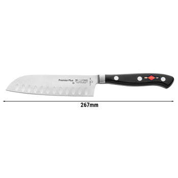 F. DICK | Premier Plus - Santoku - ze żłobieniami - Ostrze: 140mm - Prime Gastro
