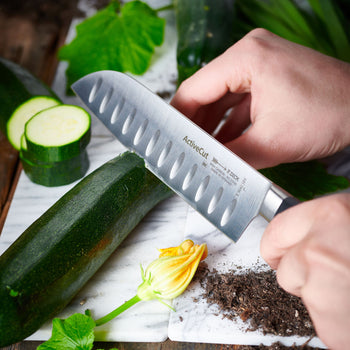 F. DICK | ActiveCut - Santoku - ze żłobieniami - Ostrze: 180mm - Prime Gastro